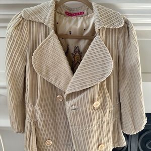 Manoush Corduroy Blazer Size 38 French Designer